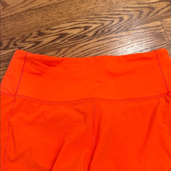 Lululemon Speed Up Highrise Orange Athletic Shorts 2.5 inch - Picture 2 of 6